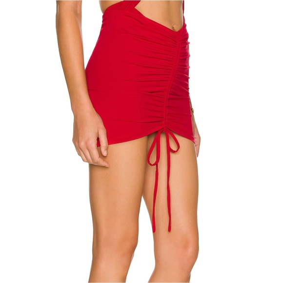 Ivy Cover Up in Fire Red - Picture 3 of 11